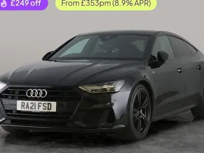 Used Audi A7 Sportback S-Line 204 HP (150 kW) 2021 Black Hatchback