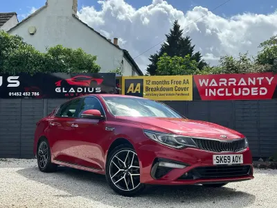 Used Kia Optima 134 HP (98 kW) 2019 Red Sedan