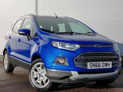 Blue Used 2016 Ford Ecosport Titanium SUV | £5,998 (Fair price)