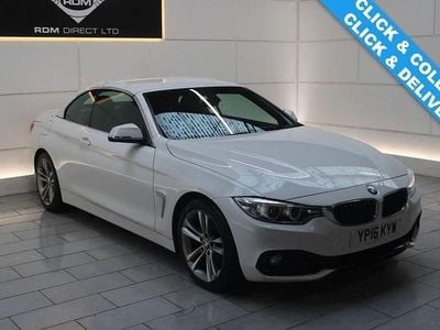 Used BMW 420 Sport Line 190 HP (139 kW) 2016 White Cabriolet