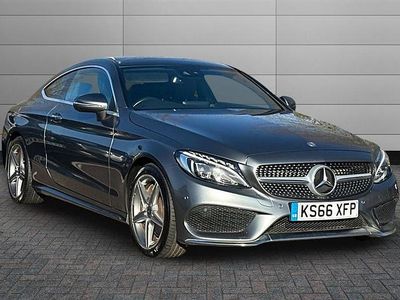 Used Mercedes C250 AMG Line Premium Plus 204 HP (150 kW) 2017 Grey Coupe
