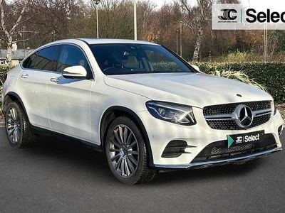 White Used 2018 Mercedes GLC250 AMG line Coupe | £22,700 (Fair price)