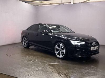 Used Audi A4 Black Edition 150 HP (110 kW) 2019 Black Sedan