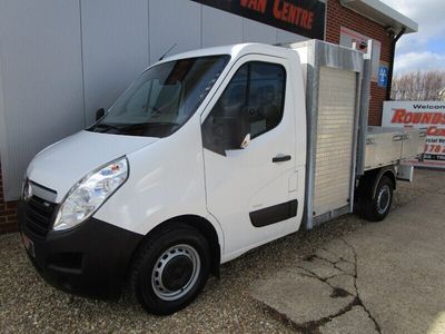 used Vauxhall Movano L2 3500 SINGLE CAB TIPPER TRUCK WITH TOOL BOX AIR CON EURO 6 / ULEZ COMPLIANT