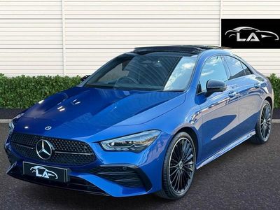 Blue Used 2024 Mercedes CLA220 AMG Line Premium Plus Sedan | £32,495 (Fair price)