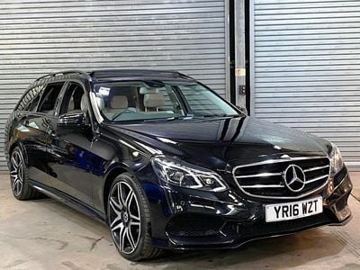 Black Used 2016 Mercedes E220 Premium Estate | £13,950 (Expensive)