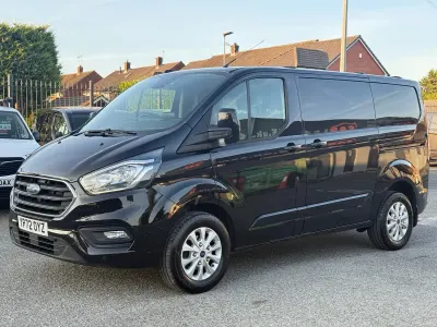 Used Ford Transit Custom Limited 130 HP (95 kW) 2023 Black Van
