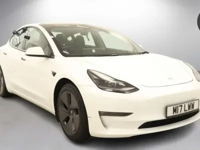 Used Tesla Model 3 Long Range AWD 366 kW (498 HP) 2021 White Sedan