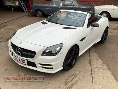 Used Mercedes SLK250 AMG 204 HP (150 kW) 2015 White Cabriolet
