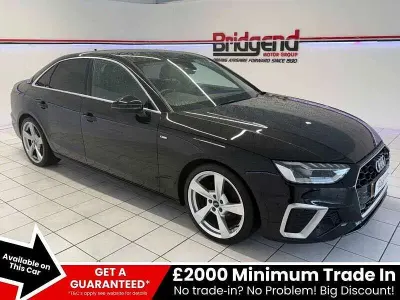 Used Audi A4 S-Line 190 HP (139 kW) 2021 Black Sedan