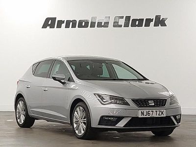 Begagnad Seat Leon XCELLENCE 125 HK (91 kW) 2017 Silver Halvkombi