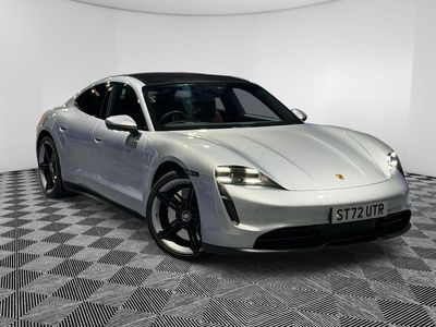 Used Porsche Taycan Performance Package 350 kW (476 HP) 2023 Silver Sedan