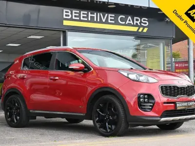Used Kia Sportage GT-Line 174 HP (127 kW) 2017 Red SUV