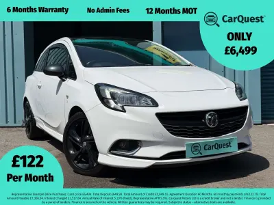 Used Vauxhall Corsa Edition 2016 White Hatchback