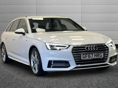 Used Audi A4 S-Line 150 HP (110 kW) 2017 White Estate