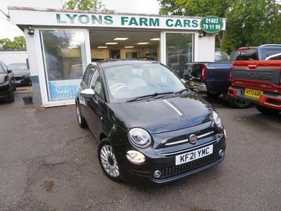 Used Fiat 500 Lounge 70 HP (51 kW) 2021 Black Hatchback