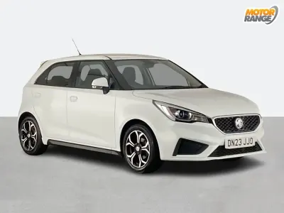 Used MG MG3 Excite 106 HP (77 kW) 2023 White Hatchback