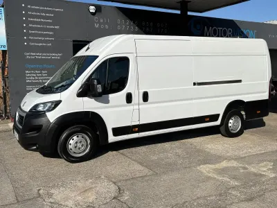 Used Peugeot Boxer S 140 HP (102 kW) 2021 White Van