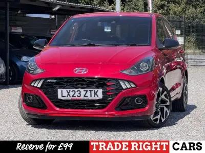 Usado Hyundai i10 N Line 100 HP (73 kW) 2023 Vermelho Citadino