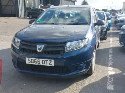 Used Dacia Sandero Ambiance 73 HP (53 kW) 2016 Blue Hatchback