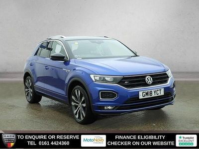 Used VW T-Roc R-line 150 HP (110 kW) 2018 Blue SUV