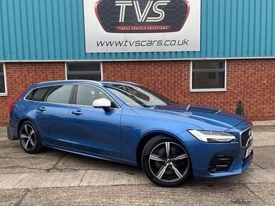 Blue Used 2019 Volvo V90 R-Design Estate | £21,984 (Fair price)