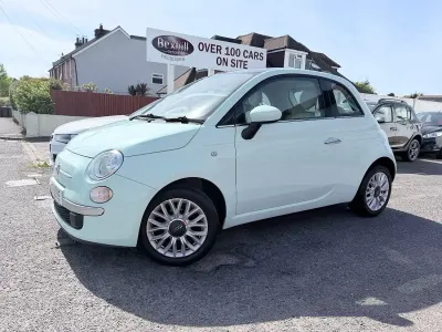 Used Fiat 500 Lounge 69 HP (50 kW) 2014 Green Hatchback