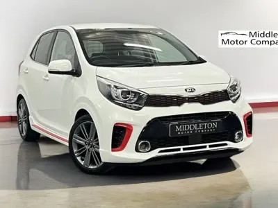 Used Kia Picanto GT-Line 84 HP (61 kW) 2019 White Hatchback