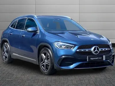 Used Mercedes GLA200 AMG Line Premium 163 HP (119 kW) 2023 Blue SUV