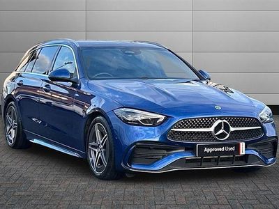 Blue Used 2024 Mercedes C200 AMG line Estate | £28,050 (Fair price)