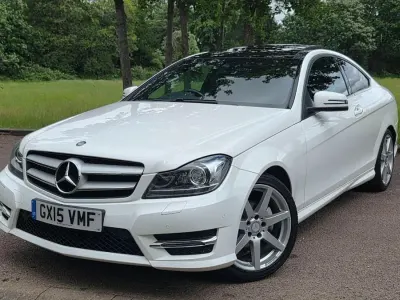 Used Mercedes C180 Sport Edition 2015 White Coupe