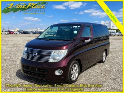 Usado Nissan Elgrand Premium Edition 2008 Púrpura Monovolumen