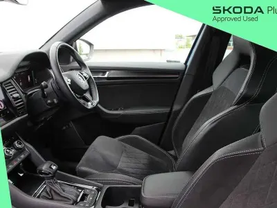 Used Skoda Kodiaq SportLine 150 HP (110 kW) 2020 Race blue metallic SUV