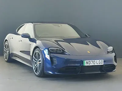Used Porsche Taycan 500 kW (680 HP) 2020 Blue Sedan
