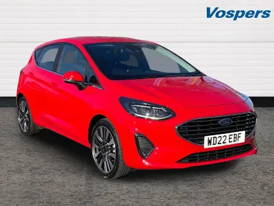 Used Ford Fiesta Titanium 153 HP (112 kW) 2022 Red Hatchback