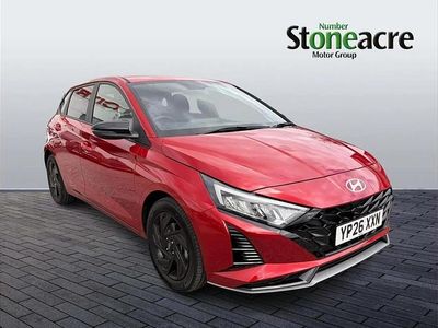 Nowe Hyundai i20 Blackline 90 KM (66 kW) 2026 Czerwony Hatchback