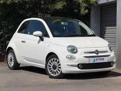 Used Fiat 500 Lounge 69 HP (50 kW) 2018 Bossa nova white Hatchback