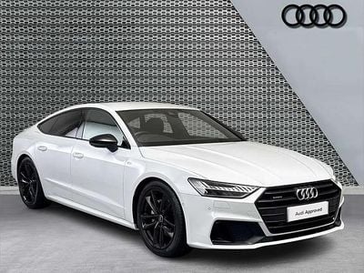 Used Audi A7 Black Edition 261 HP (191 kW) 2022 White Hatchback