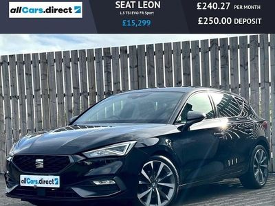 Begagnad Seat Leon FR Sport 150 HK (110 kW) 2021 Svart Halvkombi