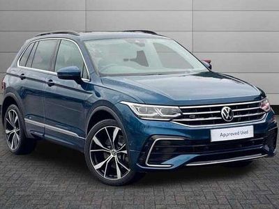 Used VW Tiguan R-line 245 HP (180 kW) 2021 Blue SUV