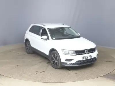 Used VW Tiguan SE 125 HP (91 kW) 2018 White SUV