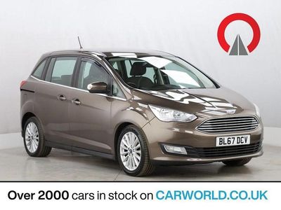 Brown Used 2018 Ford Grand C-Max Titanium MPV | £9,400 (Fair price)
