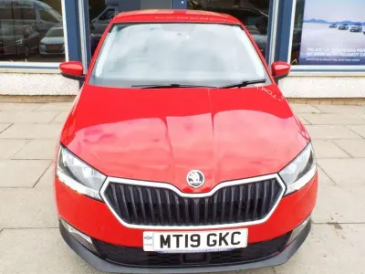 Używany Skoda Fabia SE 74 KM (54 kW) 2019 Czerwony Hatchback