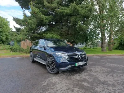 Used Mercedes EQC400 AMG Line Premium 300 kW (408 HP) 2023 Blue SUV