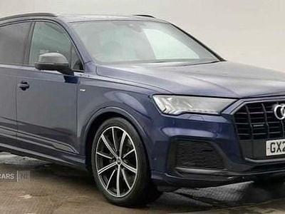 Used Audi Q7 Black Edition 286 HP (210 kW) 2022 Blue SUV