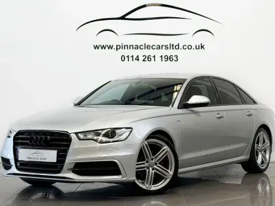 Used Audi A6 Black Edition 190 HP (139 kW) 2015 Silver Sedan