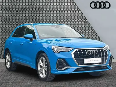 Used Audi Q3 S-Line 150 HP (110 kW) 2020 Blue SUV