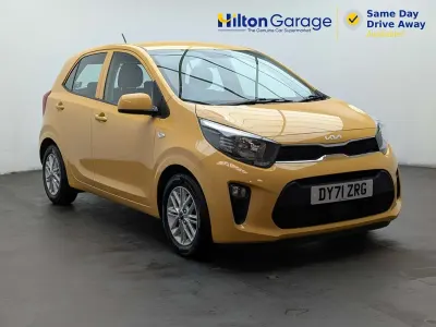 Used Kia Picanto 2021 Yellow Hatchback