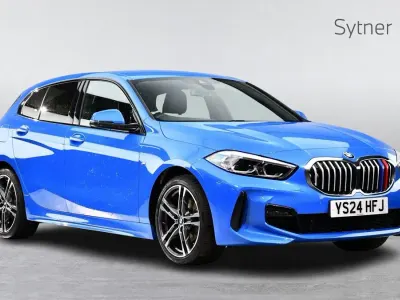Used BMW 118 M Sport 134 HP (98 kW) 2024 Blue Hatchback