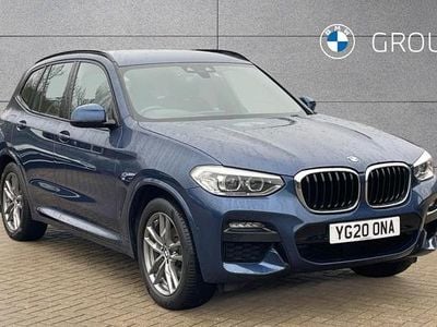 Blue Used 2020 BMW X3 M Sport SUV | £28,138 (Good price)